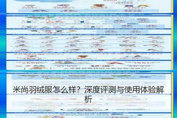 米尚羽绒服怎么样？深度评测与使用体验解析 - leyu